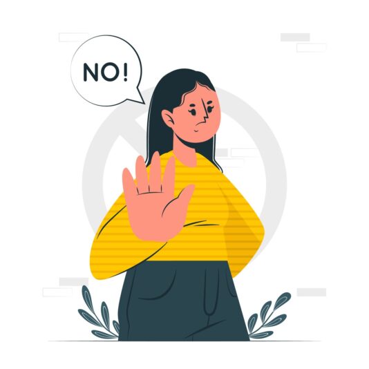 woman-saying-no-concept-illustration_114360-14225